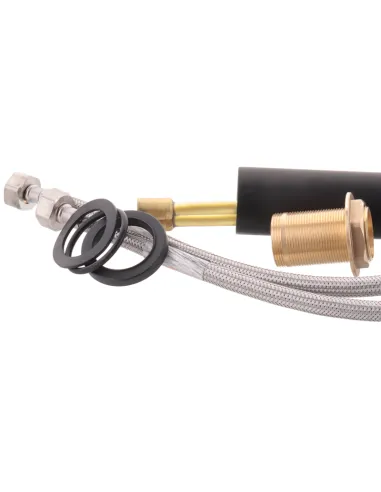 Змішувач для умивальника Haiba Alex 001 High чорний HB3923 високий, одноважільний