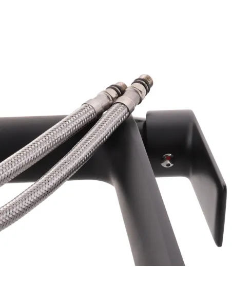 Змішувач для умивальника Haiba Alex 001 High чорний HB3923 високий, одноважільний