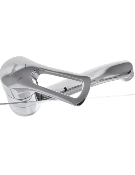 Змішувач для умивальника Haiba Germes 004 вилив 15 см HB0765, одноважільний