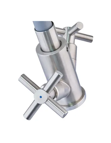 Змішувач для кухні Mixxus DVE 011 Reflector Gray з гнучким виливом