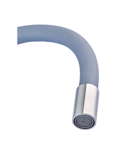 Змішувач для кухні Mixxus DVE 011 Reflector Gray з гнучким виливом