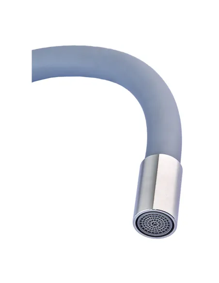 Смеситель для кухни Mixxus DVE 011 Reflector Gray с гибким изливом