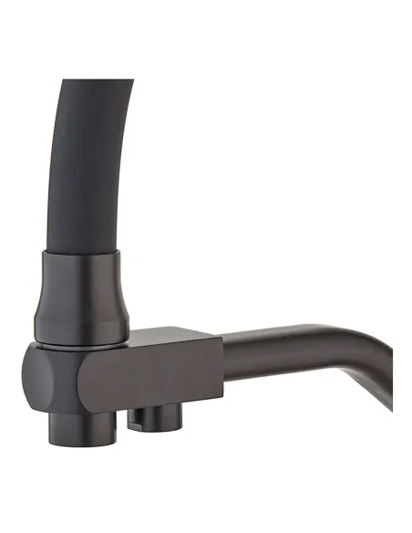 Змішувач для кухні Mixxus FUL 021 Black Refl.Black із підключенням до фільтра