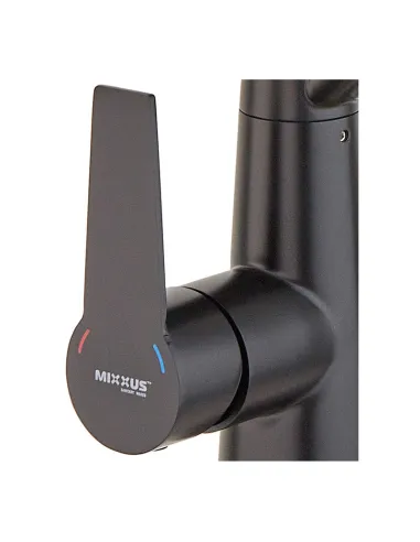 Змішувач для кухні Mixxus FUL 021 Black Refl.Black із підключенням до фільтра