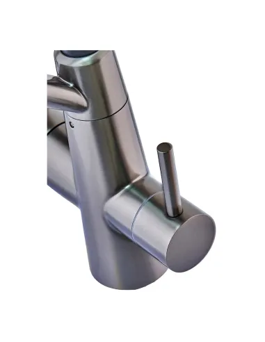 Смеситель для кухни Mixxus FUL 021 Graphite Refl.Black с подключением к фильтру