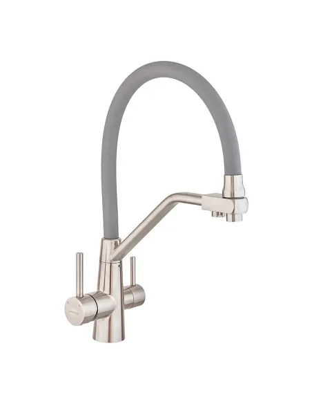 Змішувач для кухні Mixxus FUL 021 Refl.Grey з підключенням до фільтра