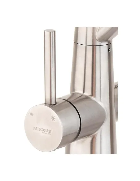 Змішувач для кухні Mixxus FUL 021 Refl.Grey з підключенням до фільтра