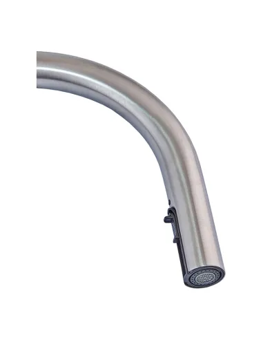 Смеситель для кухни Mixxus LUX 014 Hidden, с выдвижным изливом