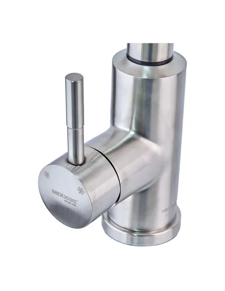 Смеситель для кухни Mixxus LUX 014 Sensor, с выдвижным изливом, сенсорный