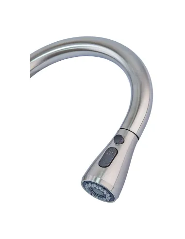 Змішувач для кухні Mixxus LUX 014 Sensor, з висувним виливом, сенсорний