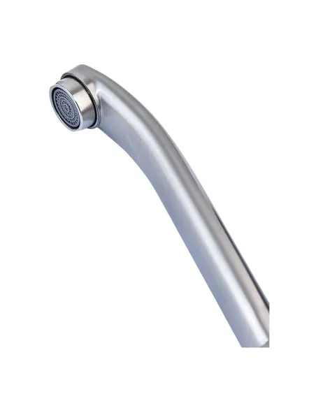 Смеситель для умывальника Mixxus NEO 004 15 нержавеющая сталь, однорычажный