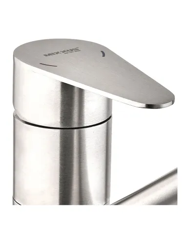 Змішувач для умивальника Mixxus NEO 004 25 нержавіюча сталь, одноважільний