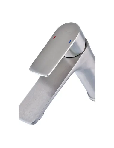 Змішувач для умивальника Mixxus WEL 001 нержавіюча сталь, одноважільний