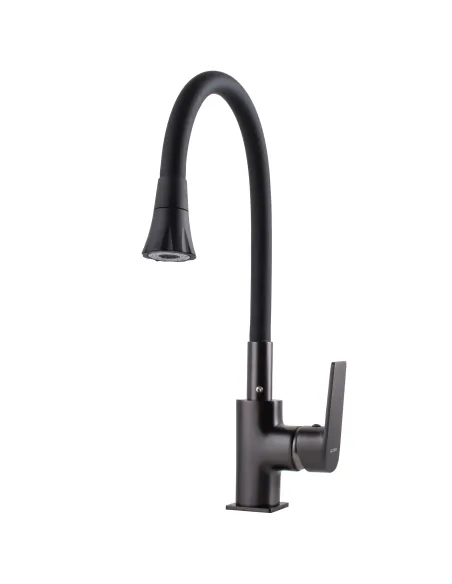 Смеситель для кухни Globus Lux Bonn GLB-0203SA-GP-B01, с гибким изливом