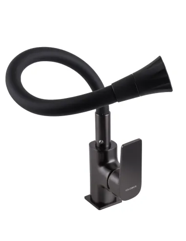 Смеситель для кухни Globus Lux Bonn GLB-0203SA-GP-B01, с гибким изливом