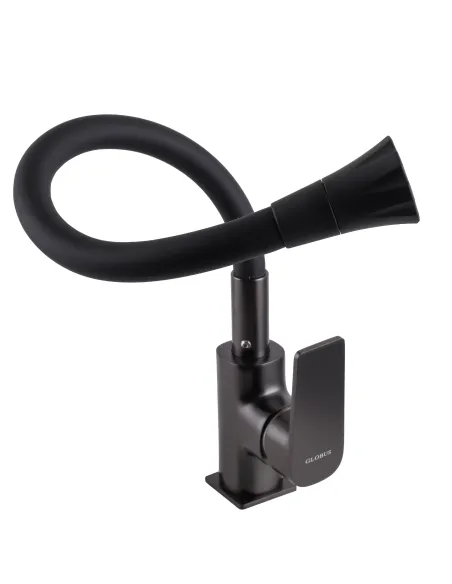 Смеситель для кухни Globus Lux Bonn GLB-0203SA-GP-B01, с гибким изливом