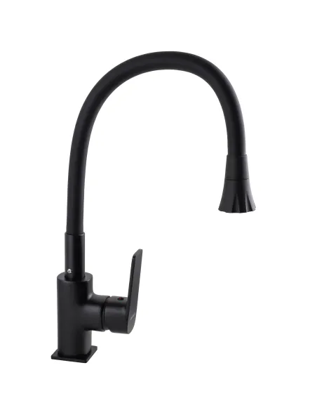 Смеситель для кухни Globus Lux Bonn GLB-0203SA-BB-B01, с гибким изливом