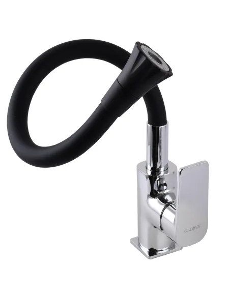 Смеситель для кухни Globus Lux Bonn GLB-0203SA-B01, с гибким изливом