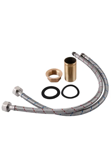 Змішувач для кухні Globus Lux BONN GLB-0203SA-B01, з гнучким виливом