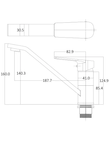 Смеситель для кухни Globus Lux Bonn GLB-0203Q