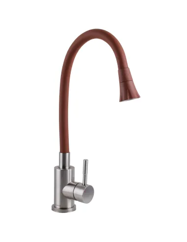 Змішувач для кухні Globus Lux WIEN SBT1-203SA-R10, з гнучким виливом