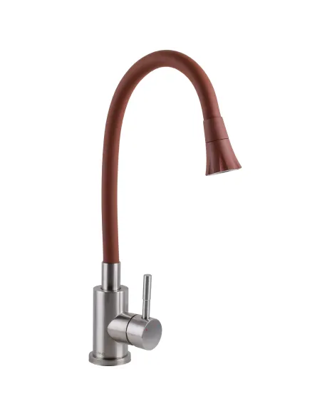 Змішувач для кухні Globus Lux WIEN SBT1-203SA-R10, з гнучким виливом