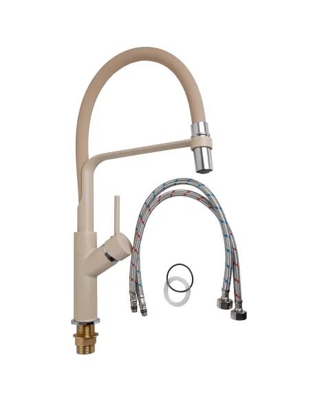 Змішувач для кухні Globus Lux DENVER Flex GDF-32-04-06, з гнучким виливом