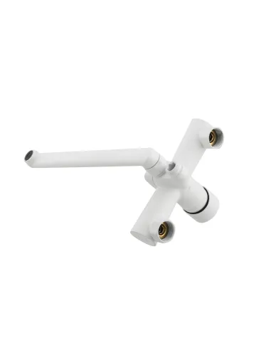 Смеситель для ванны Venta VN315DW с душевым набором, белый