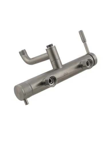 Смеситель для ванны Venta BI302KG, с душевым набором, нержавеющая сталь, графит