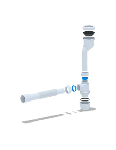 Сифон для пісуару Ani Plast U1016EU пляшковий