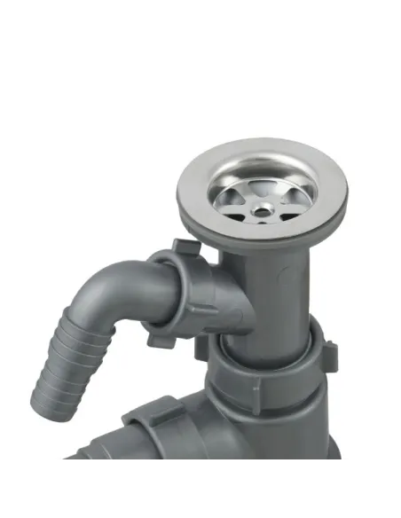 Сифон для умивальника SantehPlast 1 1/2 8LN 03.01 з відведенням під пральну машину