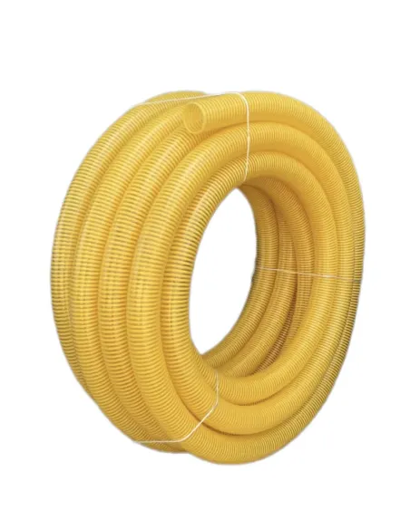 Гофра вакуумна EVCI Plastik 10 бар, 4 дюйми, 25 метрів, жовта Гофра вакуумна EVCI Plastik 10 бар, 4 дюйми, 25 метрів, жовта