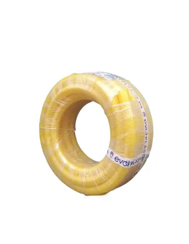 Гофра вакуумна EVCI Plastik 10 бар, 4 дюйми, 25 метрів, жовта