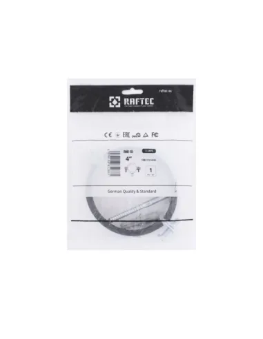 Хомут для труби Raftec 4 дюйма RHO-108114 в зборі з гайкою та шурупом