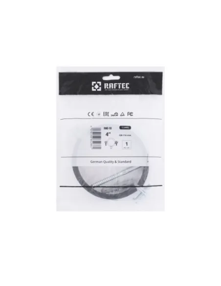 Хомут для труби Raftec 4 дюйма RHO-108114 в зборі з гайкою та шурупом