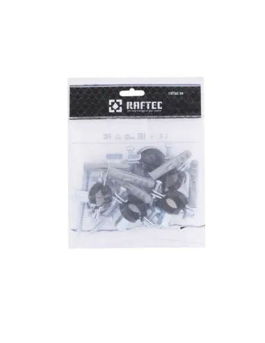 Хомут для труби Raftec 3/8 дюйма RHO-1519 в зборі з гайкою та шурупом