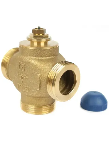 Клапан трехходовой Herz Calis-TS-RD 1776140 1 дюйм, термосмесительный, латунь