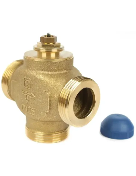 Клапан трехходовой Herz Calis-TS-RD 1776140 1 дюйм, термосмесительный, латунь