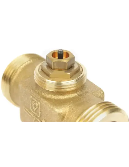 Клапан трехходовой Herz Calis-TS-RD 1776140 1 дюйм, термосмесительный, латунь