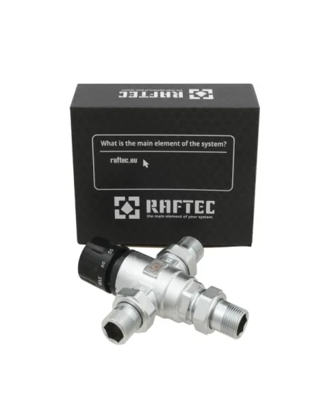 Клапан триходовий Raftec RTSM02 3/4 дюйми, латунь