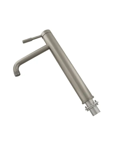 Смеситель для умывальника Venta BI102HG нержавеющая сталь, однорычажный, графит