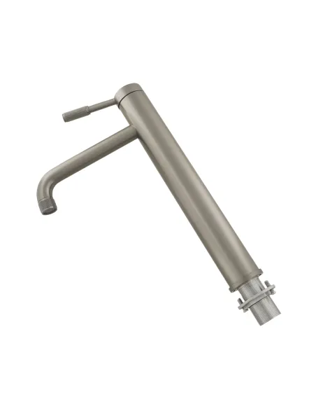 Смеситель для умывальника Venta BI102HG нержавеющая сталь, однорычажный, графит