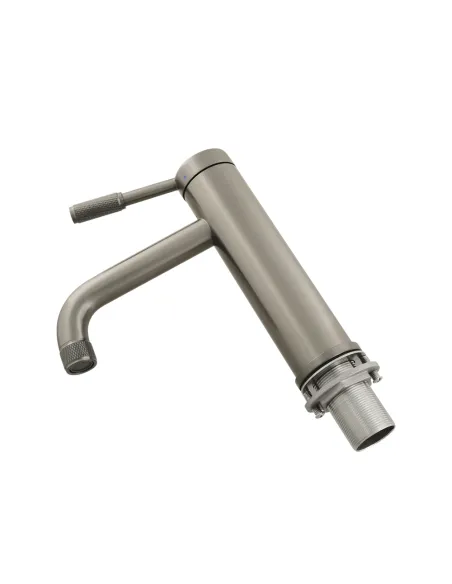 Змішувач для умивальника Venta BI102MG нержавіюча сталь, одноважільний, графіт