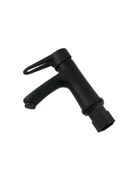 Змішувач для умивальника Venta VN115MB, одноважільний, чорний