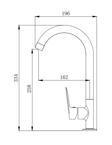 Змішувач для кухні Venta BF425UC