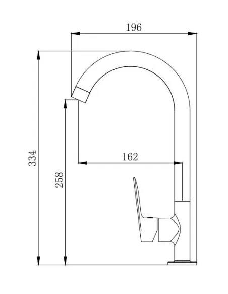 Змішувач для кухні Venta BF425UC
