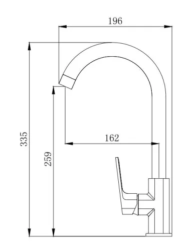 Смеситель для кухни Venta BT425FC