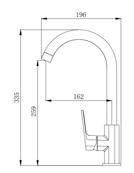 Смеситель для кухни Venta BT425FC