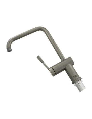 Змішувач для кухні Venta BI472FG, нержавіюча сталь, графіт