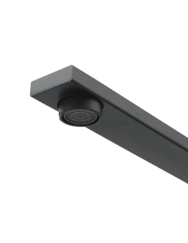 Змішувач для кухні Venta VC402FB, нержавіюча сталь, чорний